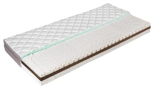 Nest-2 – pontrugalmas latex fekvőfelületű kókusz-latex matrac hipoallergén huzattal forgatható, kétoldalas kivitelben