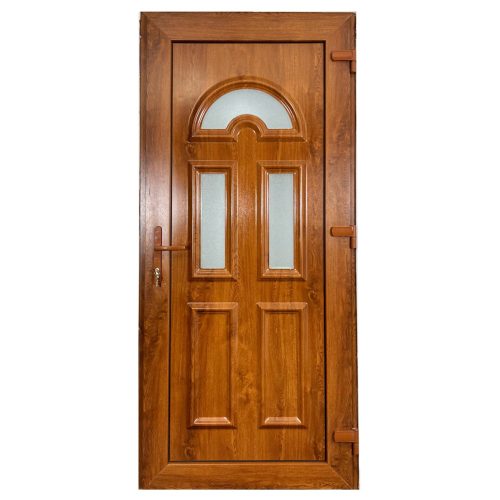 ARIAS III aranytölgy színű műanyag bejárati ajtó